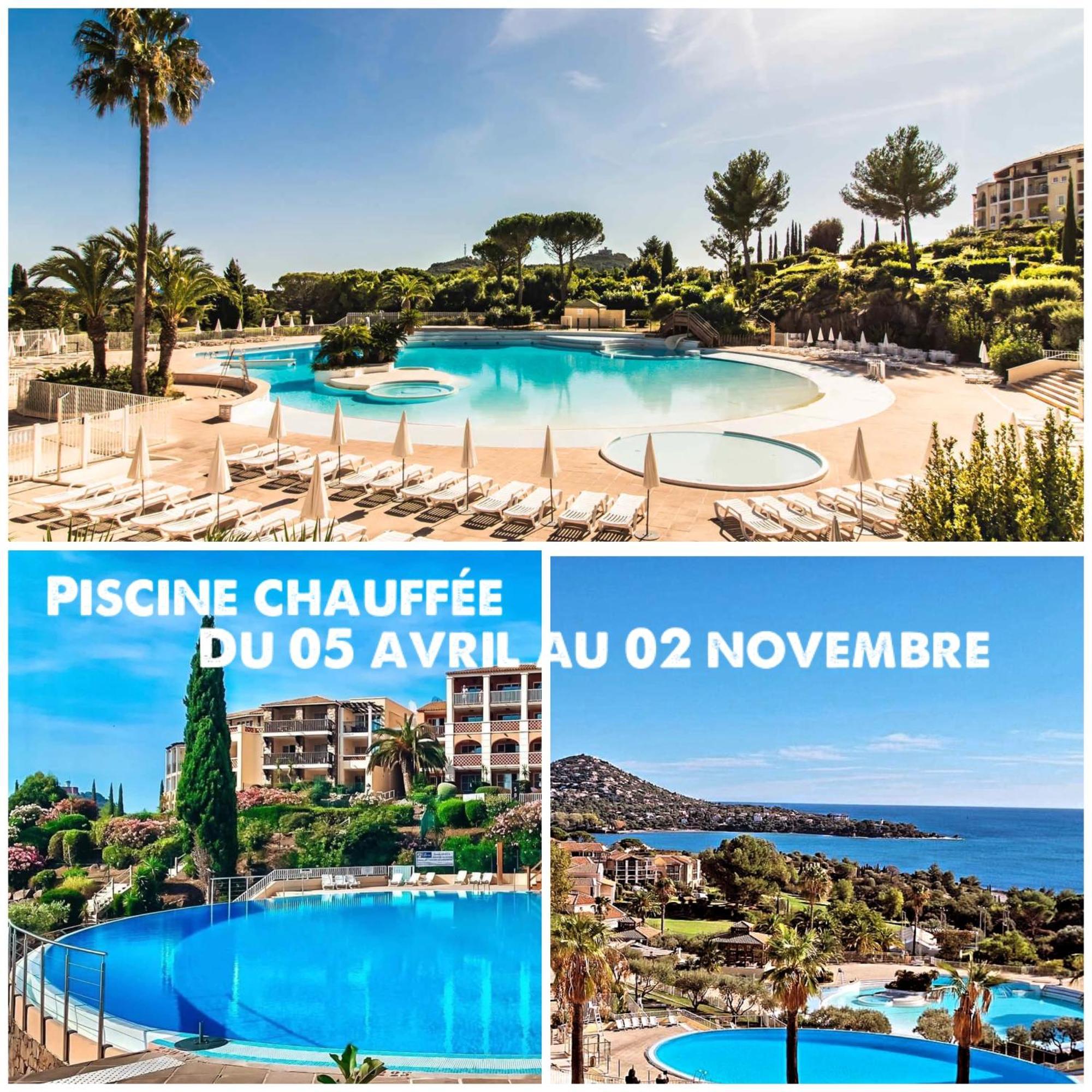 T2 En Rez De Jardin Privatif Cloture , Cap Esterel Pierre Et Vacances ,Piscine Chauffee Des Le 05 Avril Au 02 Novembre Saint-Raphael  Bagian luar foto